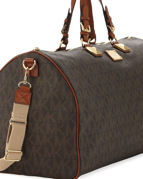 womens duffle bags michael kors|Michael Kors overnight bags.